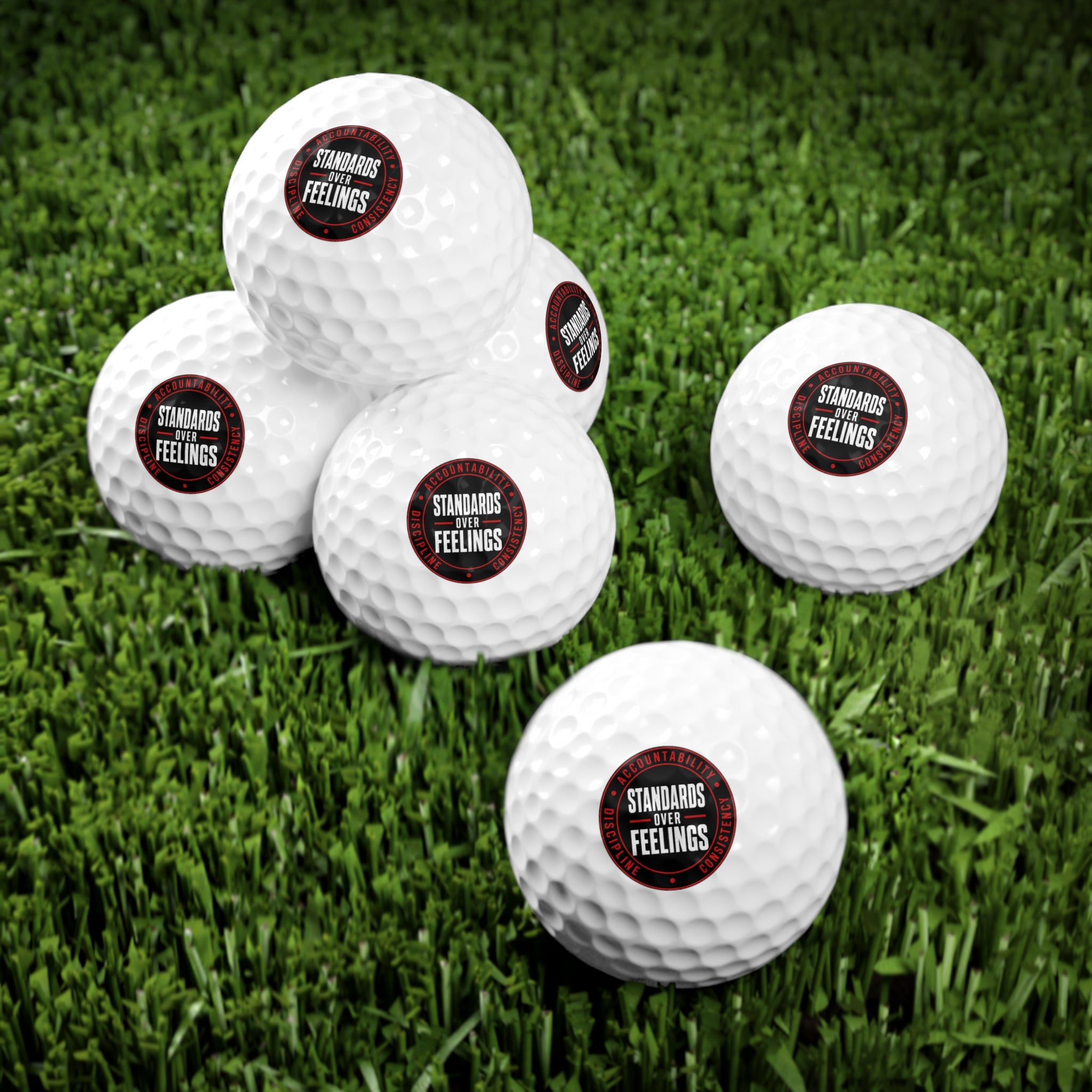 B.A.Dad Golf Balls, 6pcs