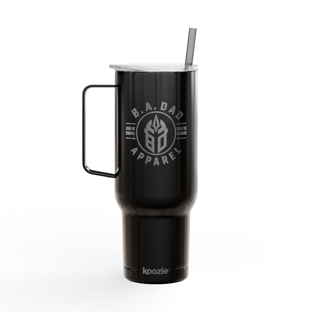 Engraved 40oz Insulated Tumbler with Lid & Straw