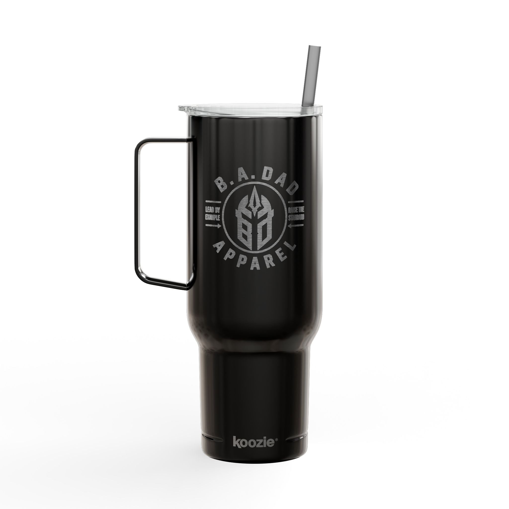Engraved 40oz Insulated Tumbler with Lid & Straw