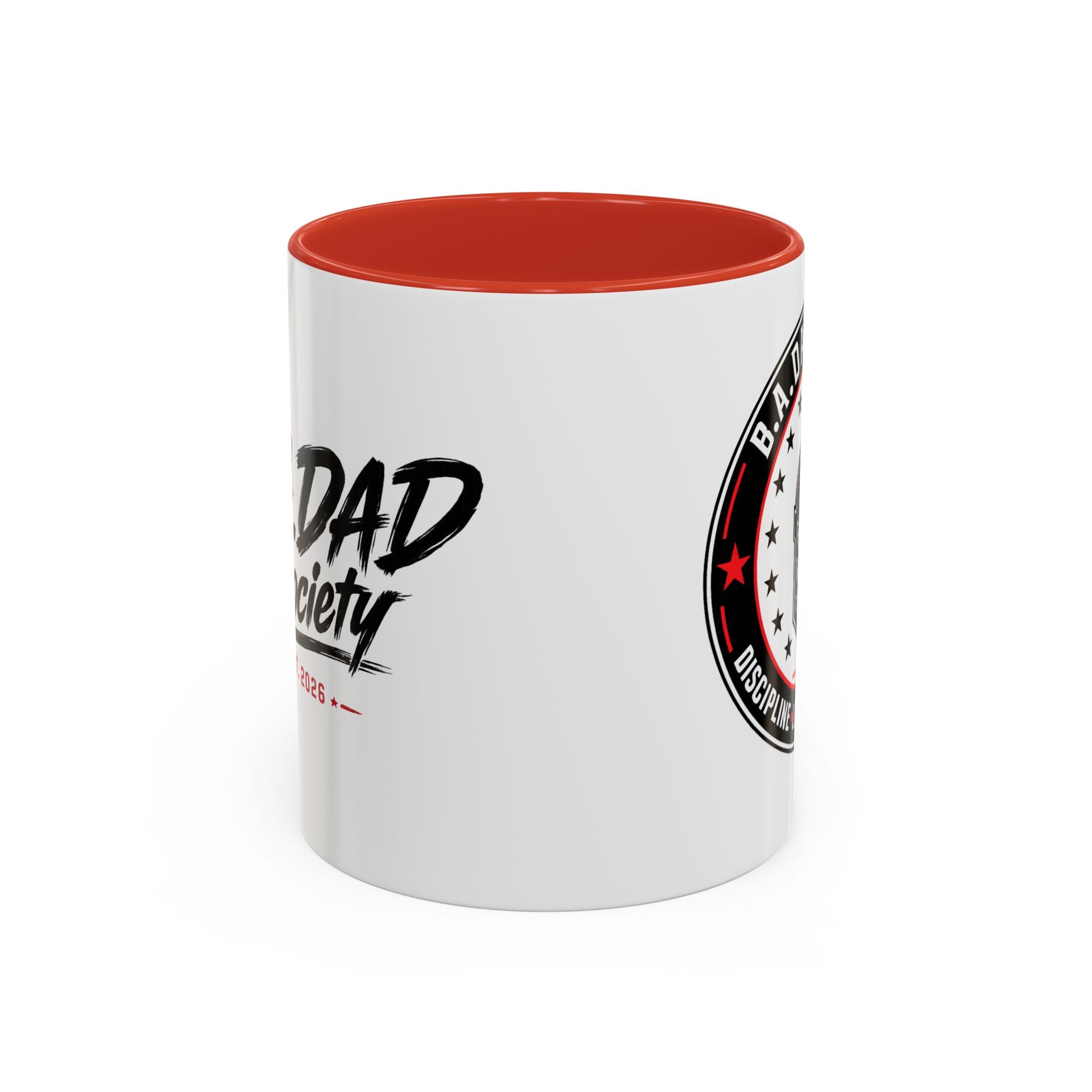 B.A.Dad Society Coffee Mug — Black Accent 11/15oz
