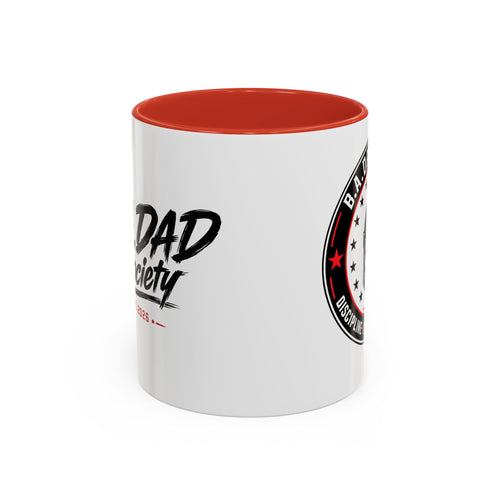 B.A.Dad Society Coffee Mug — Black Accent 11/15oz