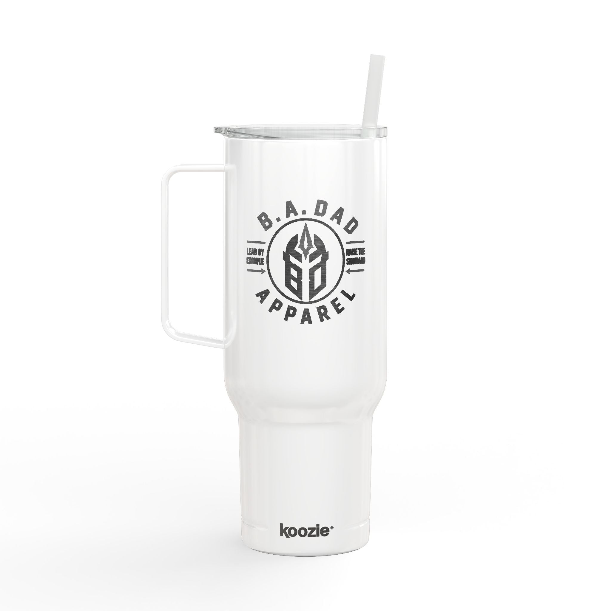 Engraved 40oz Insulated Tumbler with Lid & Straw