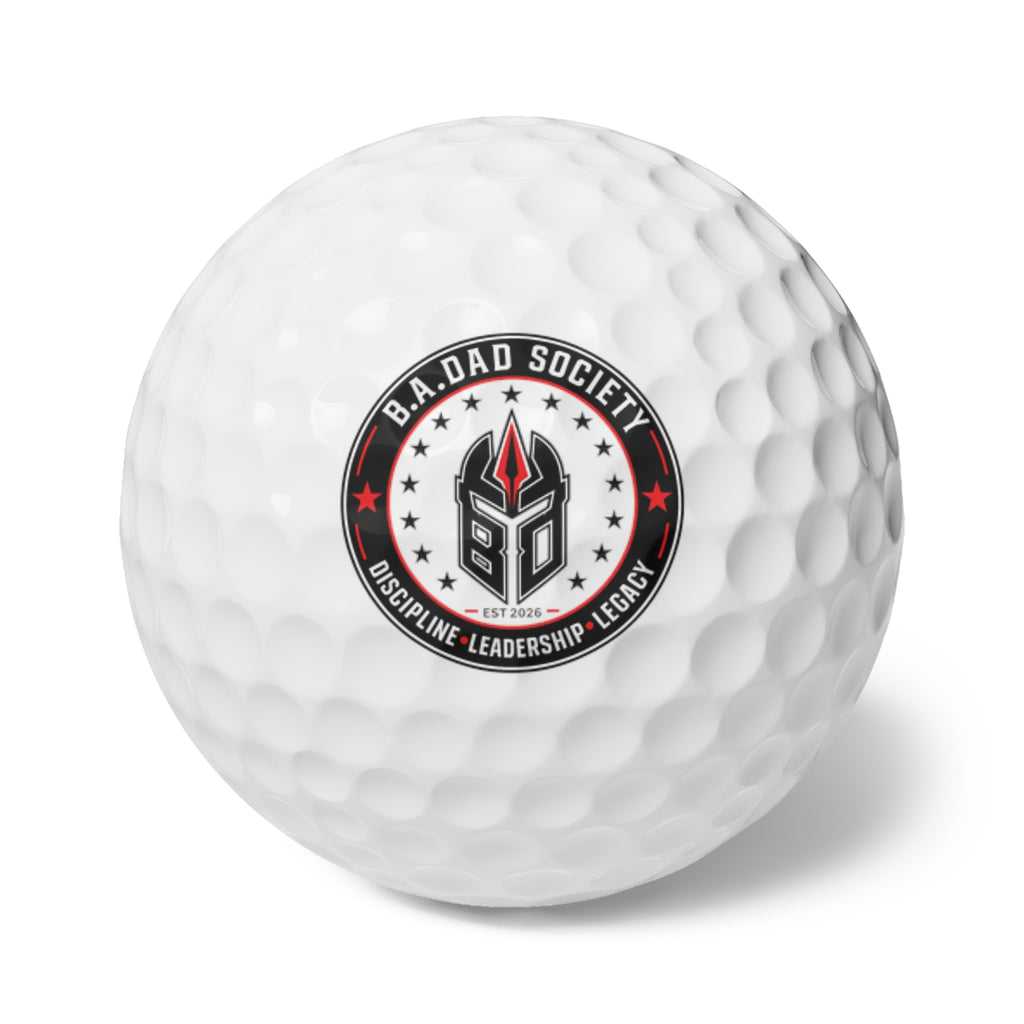 B.A.Dad Golf Balls, 6pcs