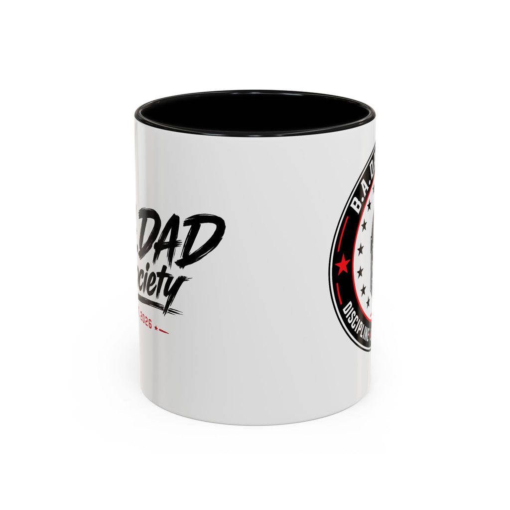 B.A.Dad Society Coffee Mug — Black Accent 11/15oz