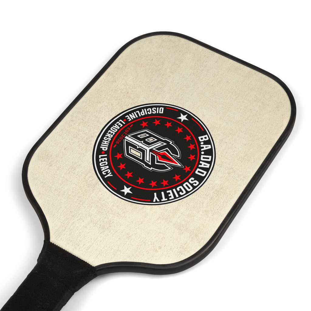 B.A.Dad Society Logo Graphic Pickleball Kit (2 Paddles + Balls)