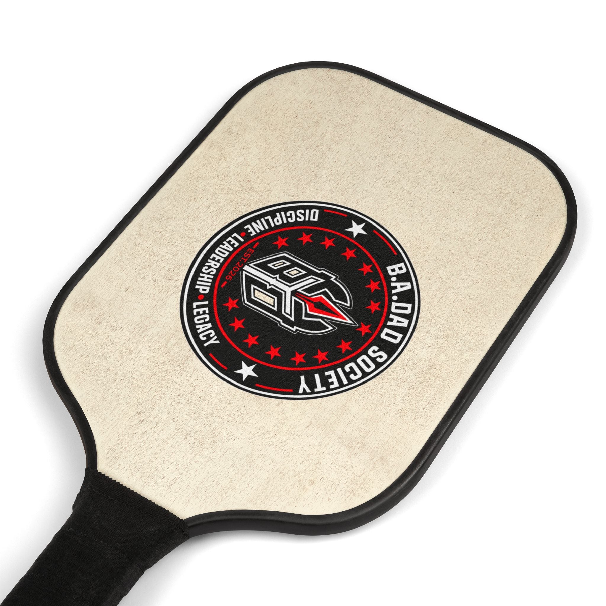B.A.Dad Society Logo Graphic Pickleball Kit (2 Paddles + Balls)