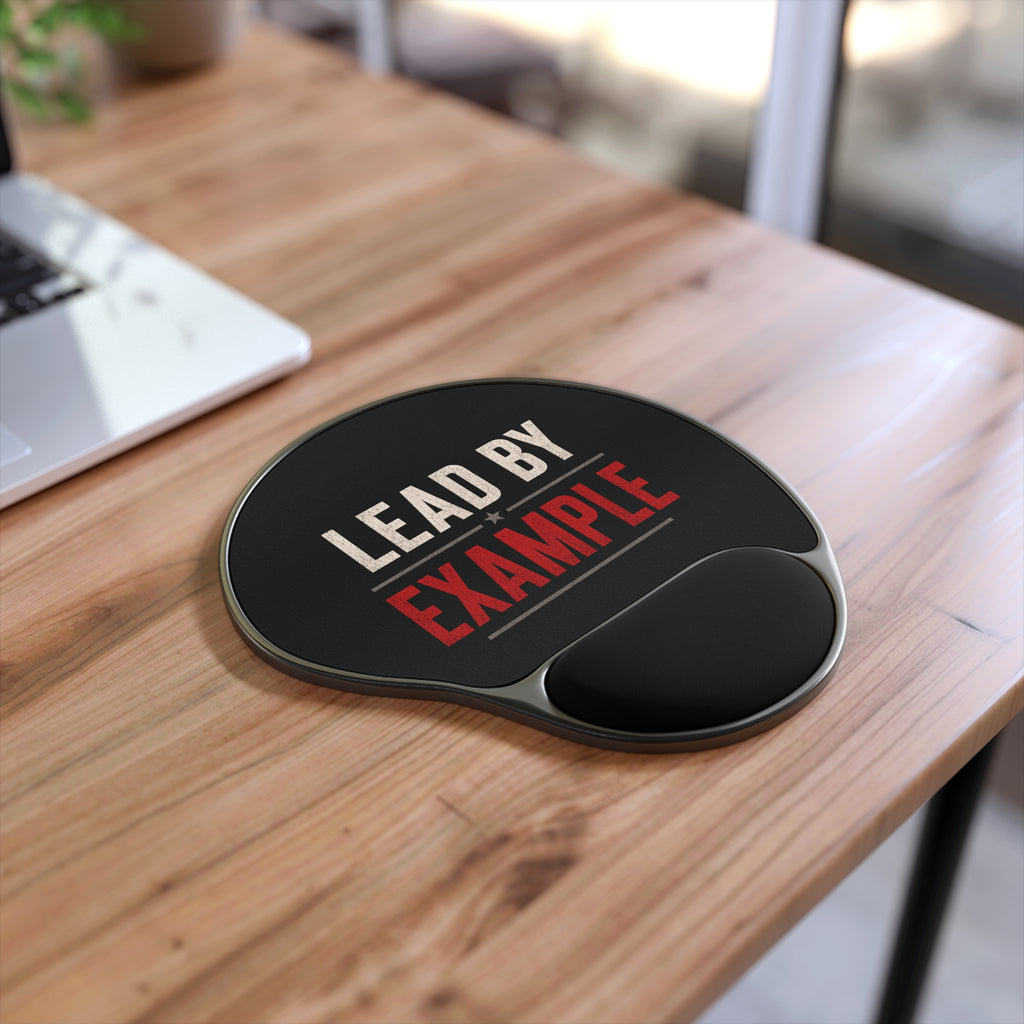 Lead By Example Mouse Pad with Wrist Rest