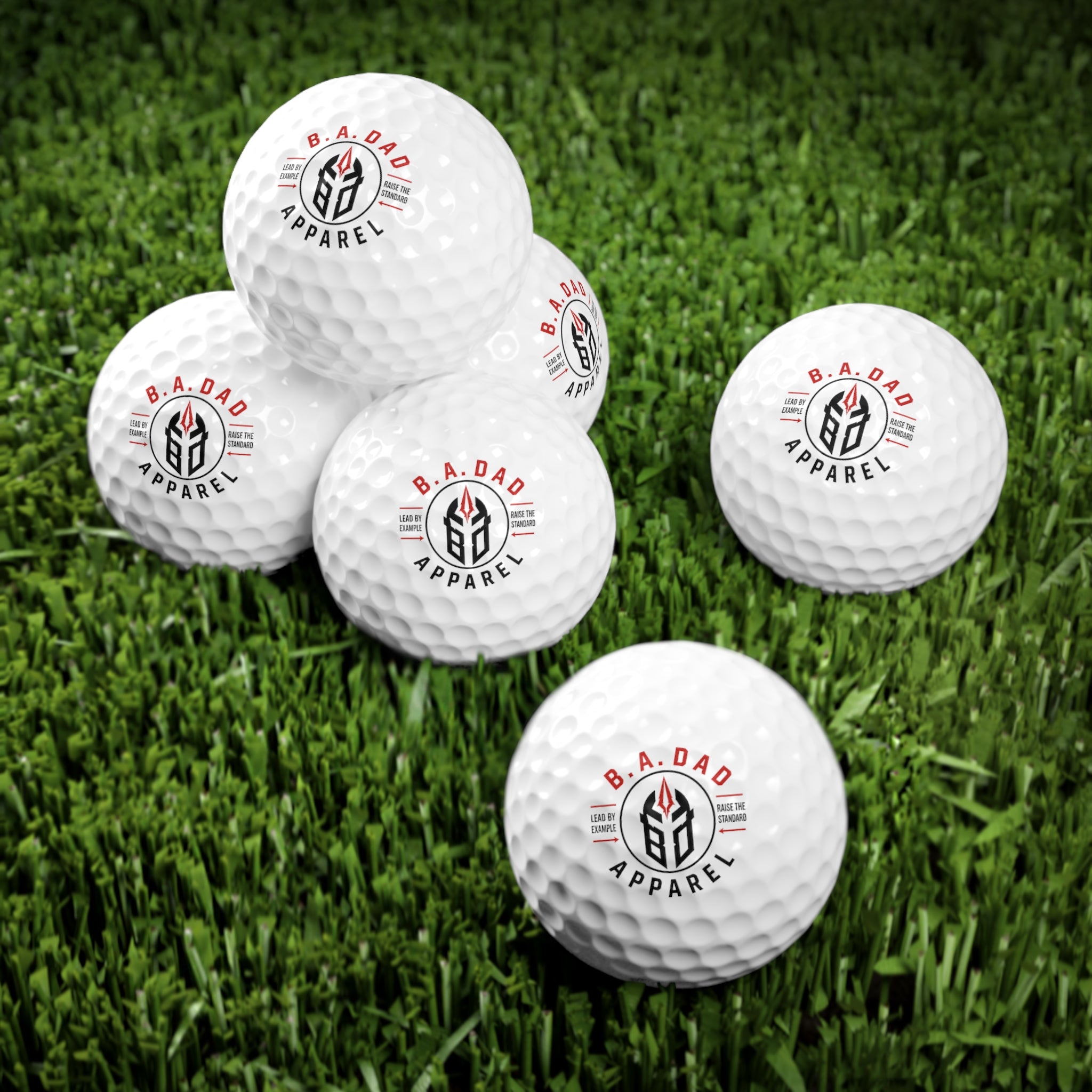 B.A.Dad Golf Balls, 6pcs