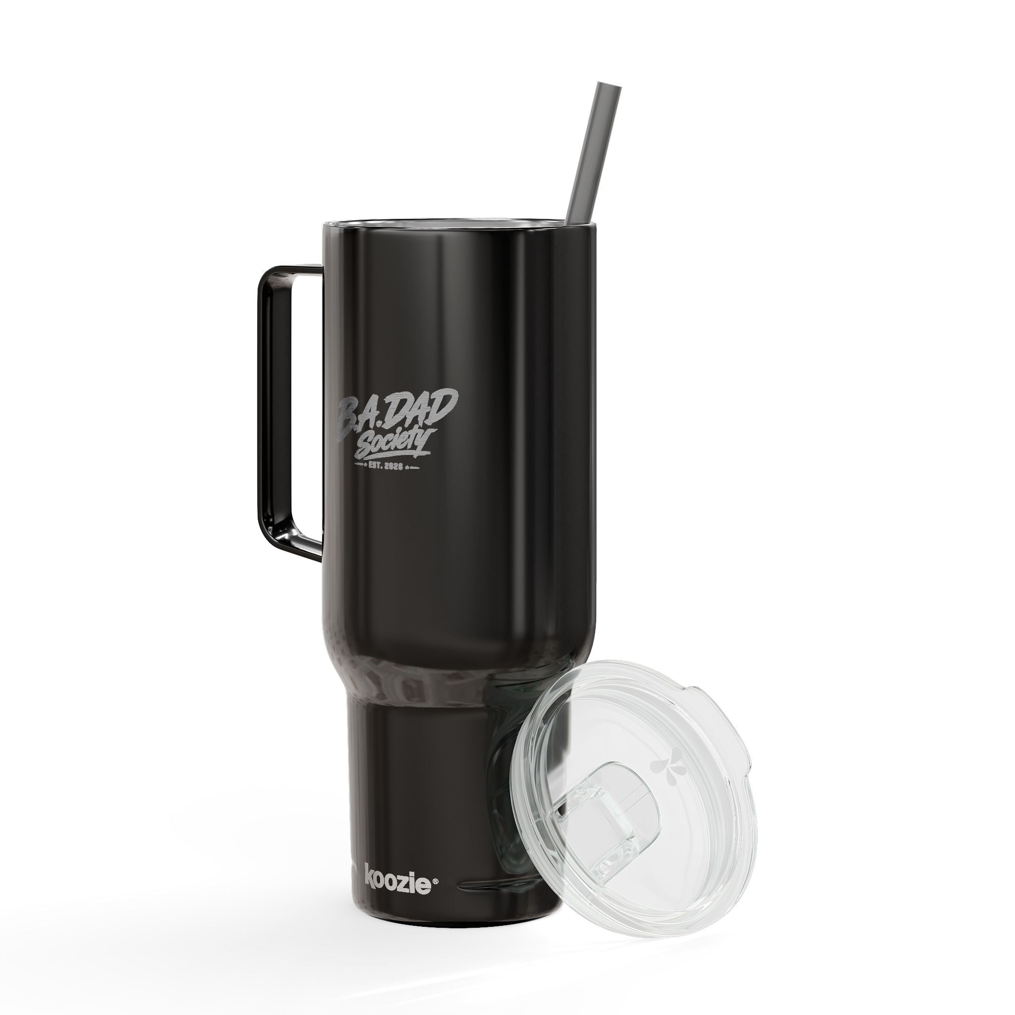 Engraved 40oz Insulated Tumbler with Lid & Straw