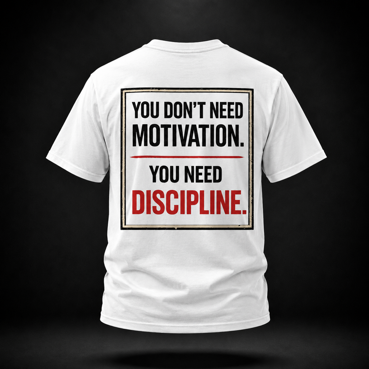 You Don't Need Motivation Performance Tee