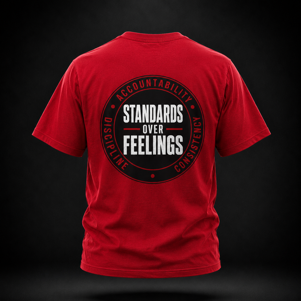 Standards Over Feelings- Performance Tee