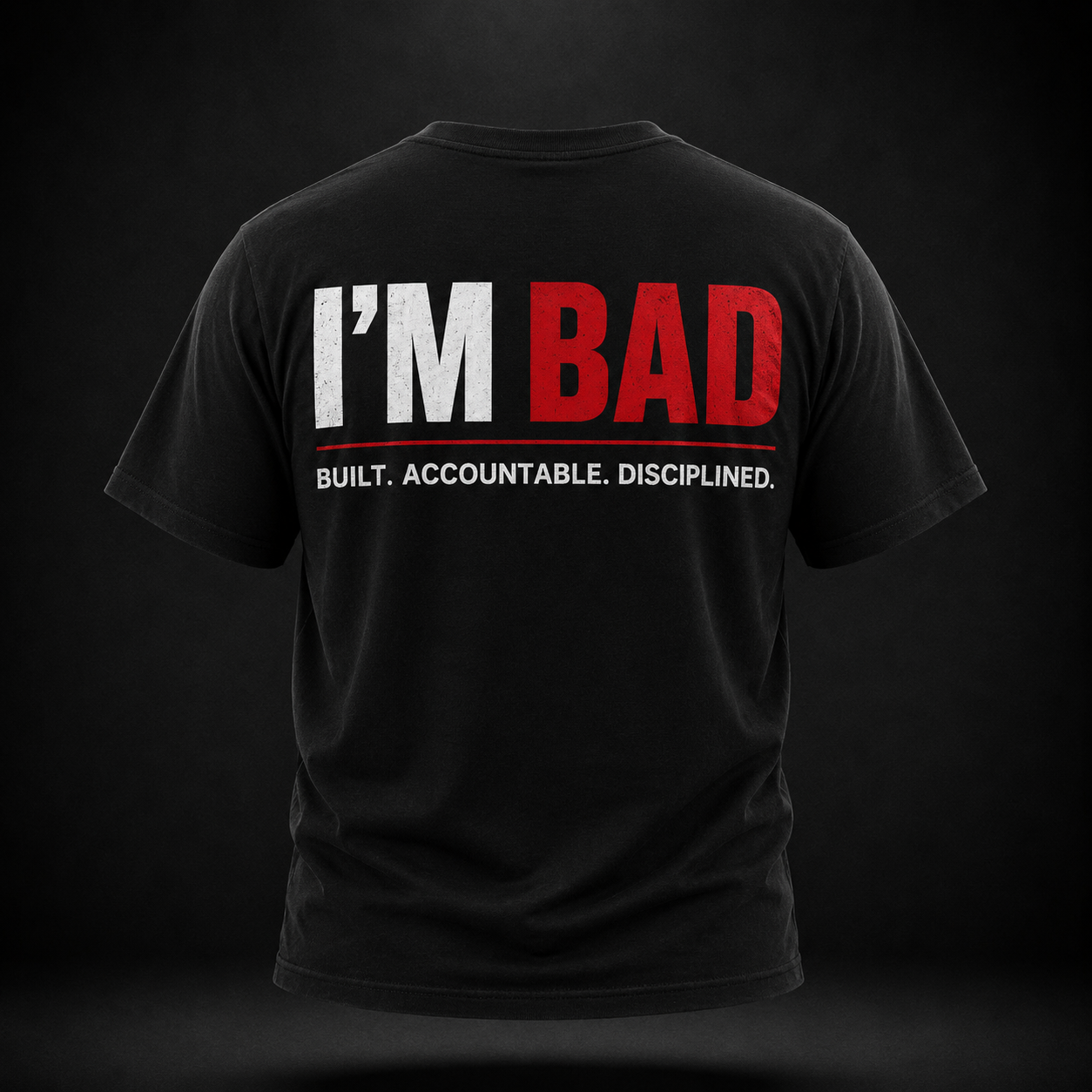 Built. Accountable. Disciplined. DAD- Performance Tee