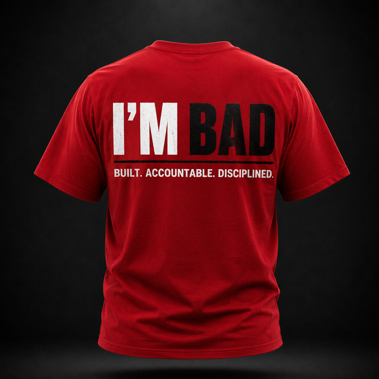 Built. Accountable. Disciplined. DAD- Performance Tee