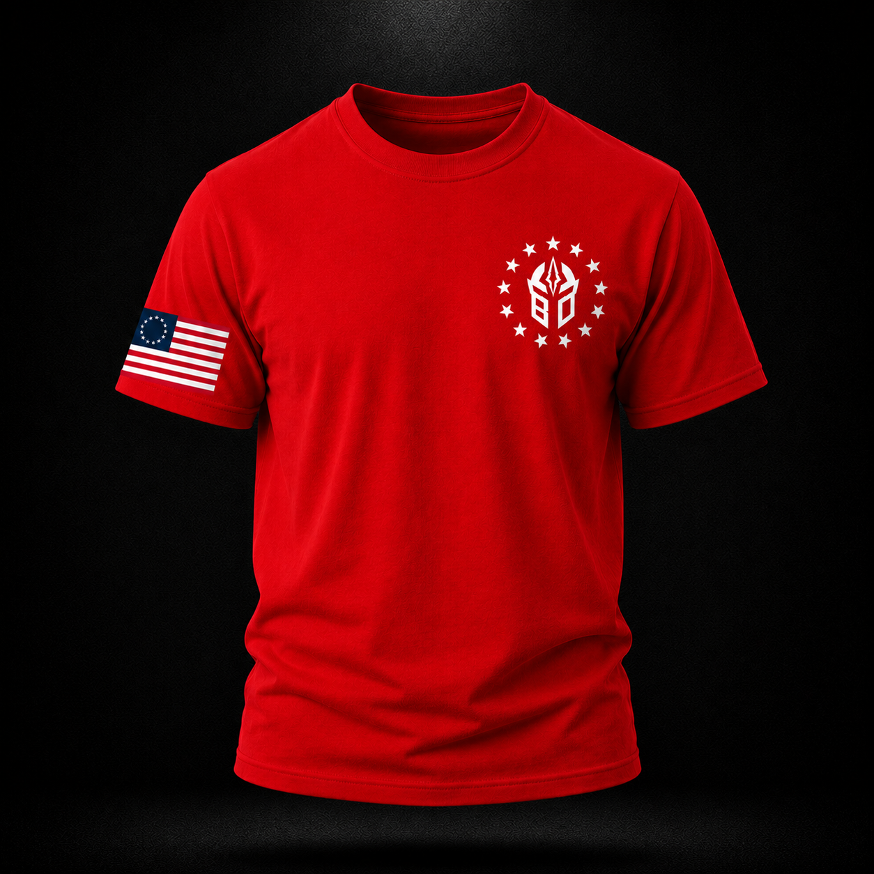 B.A.Dad American Warrior Heavyweight Performance Tee
