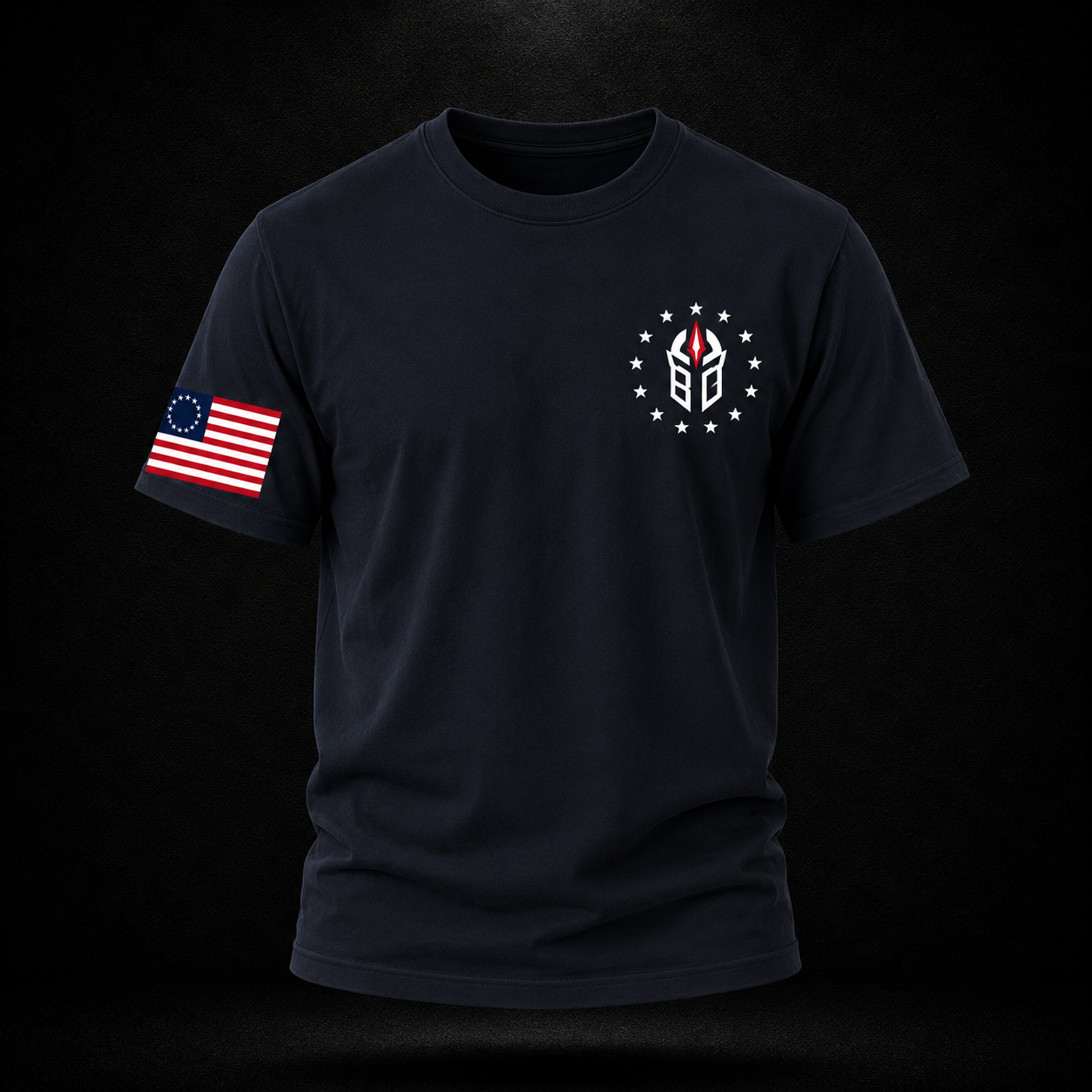 B.A.Dad American Warrior Heavyweight Performance Tee