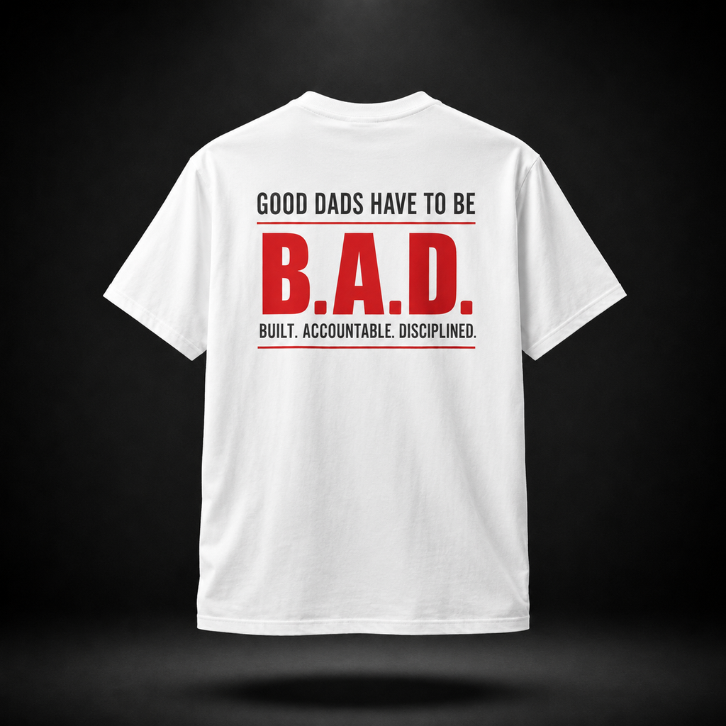 Built. Accountable. Disciplined. DAD- Performance Tee