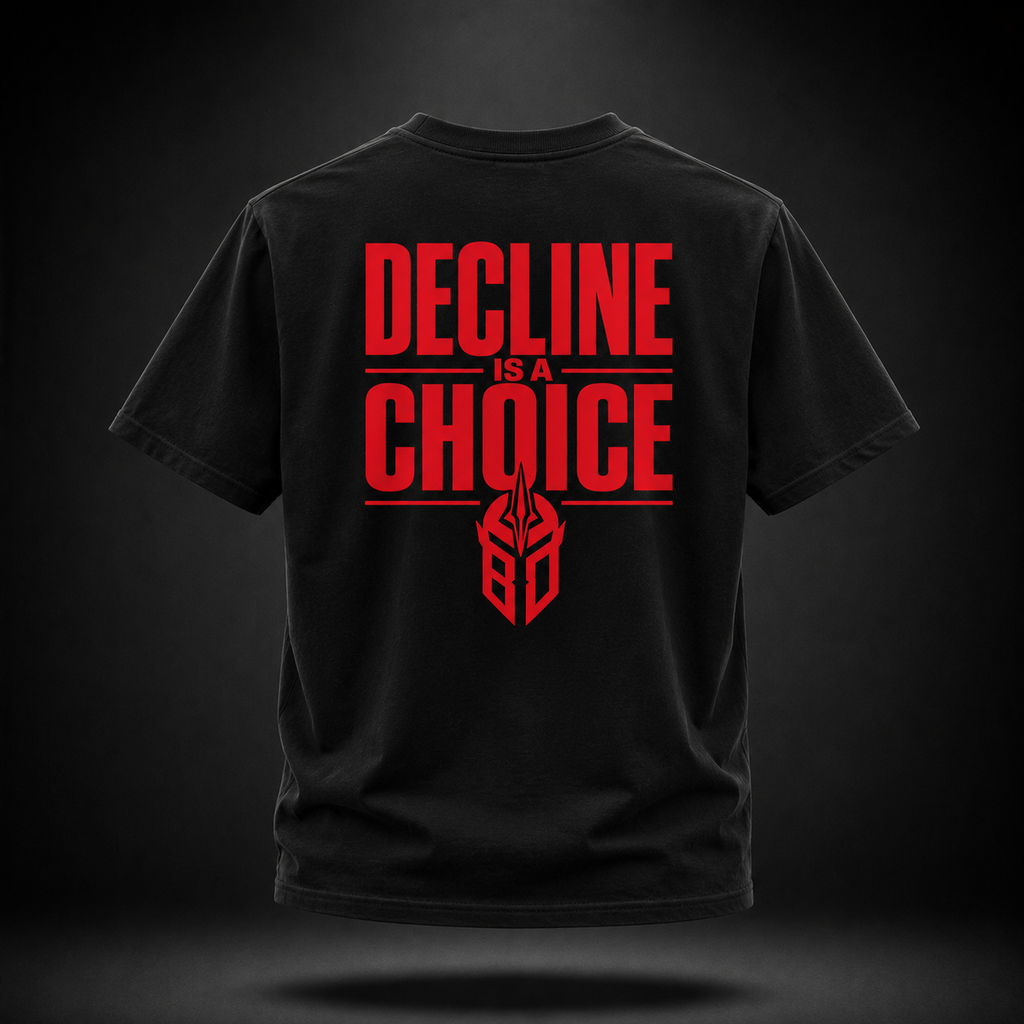 Decline Is a Choice Heavyweight Performance Tee