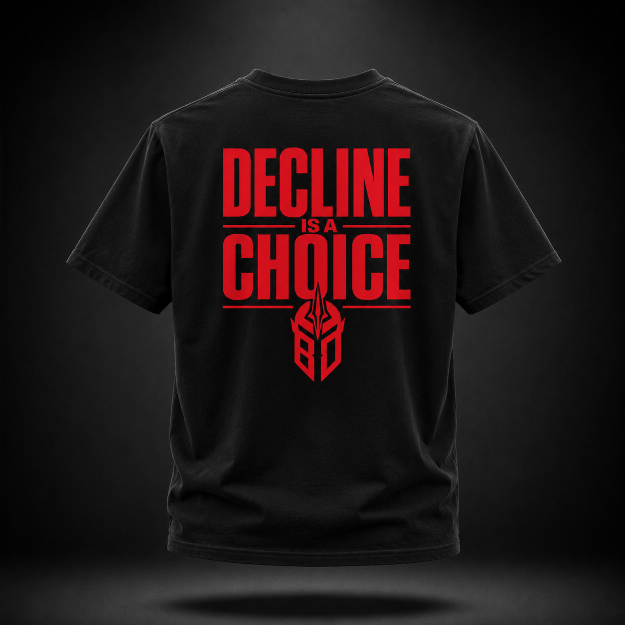 Decline Is a Choice Heavyweight Performance Tee