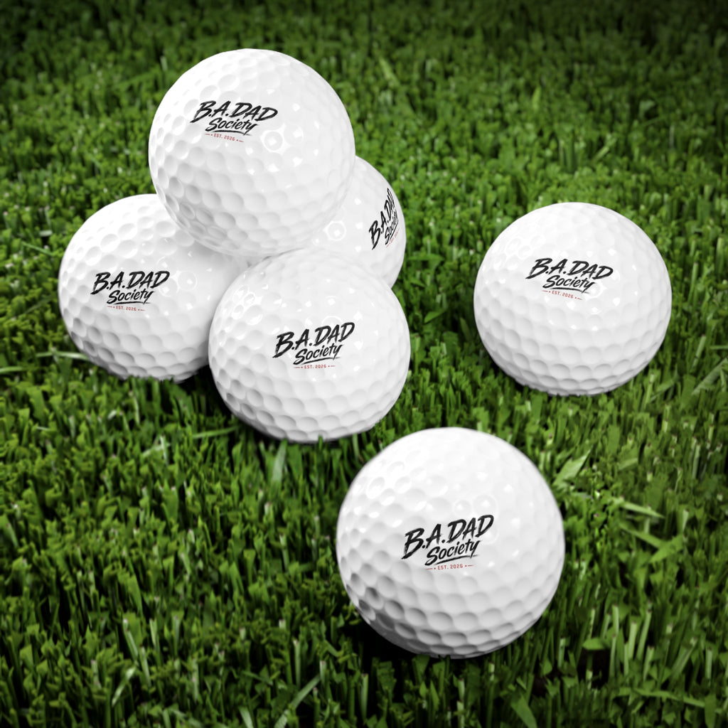 B.A.Dad Golf Balls, 6pcs