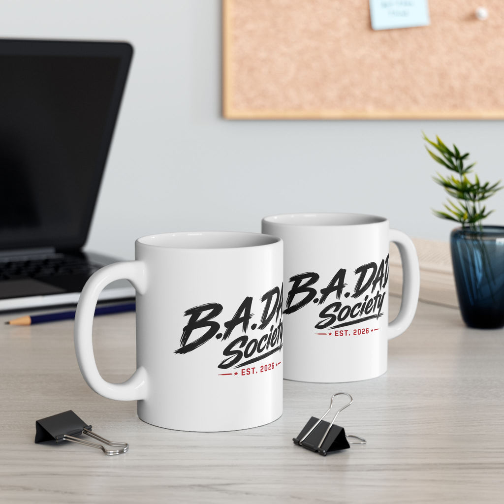 B.A.Dad Logo Coffee Cup (11oz, 15oz)