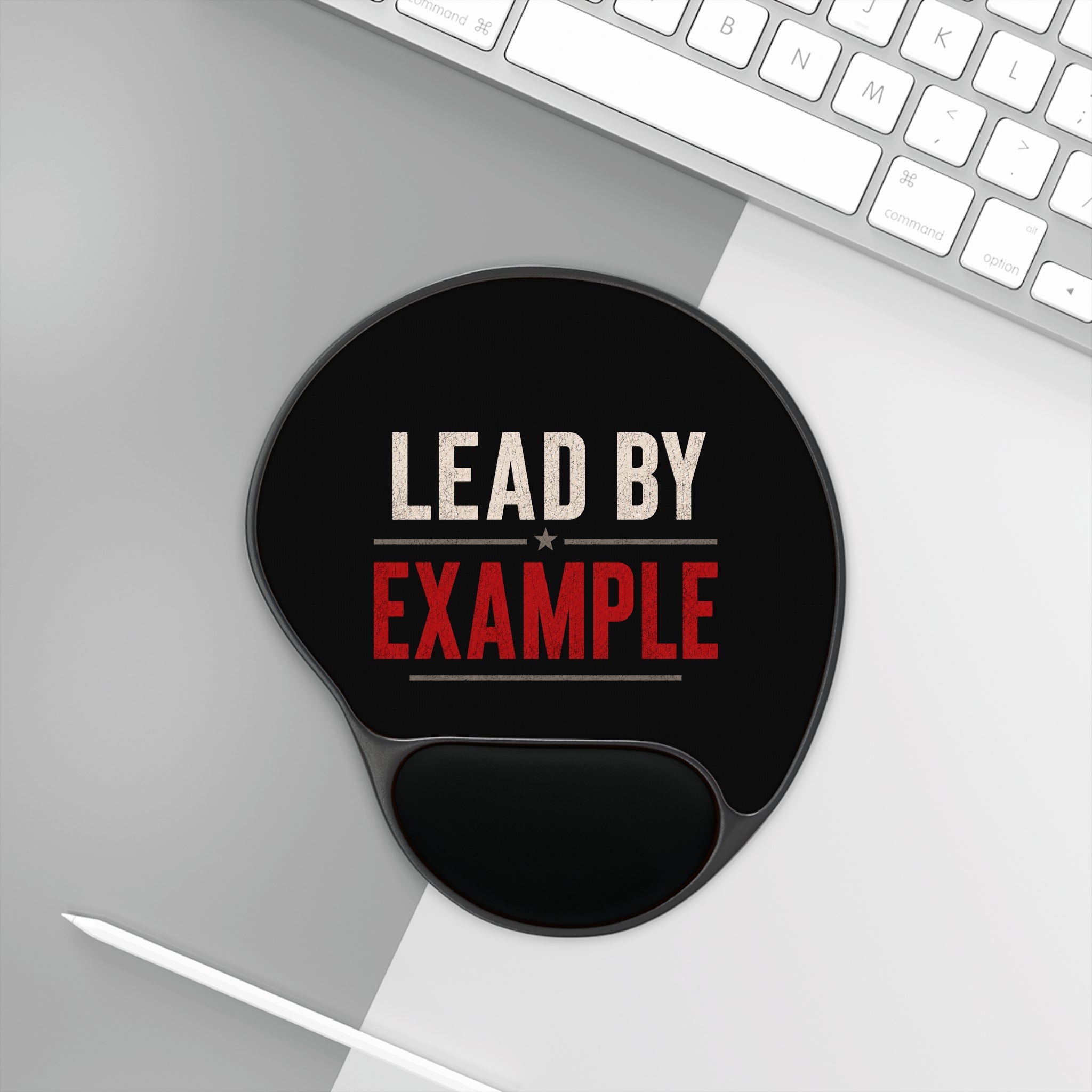Lead By Example Mouse Pad with Wrist Rest