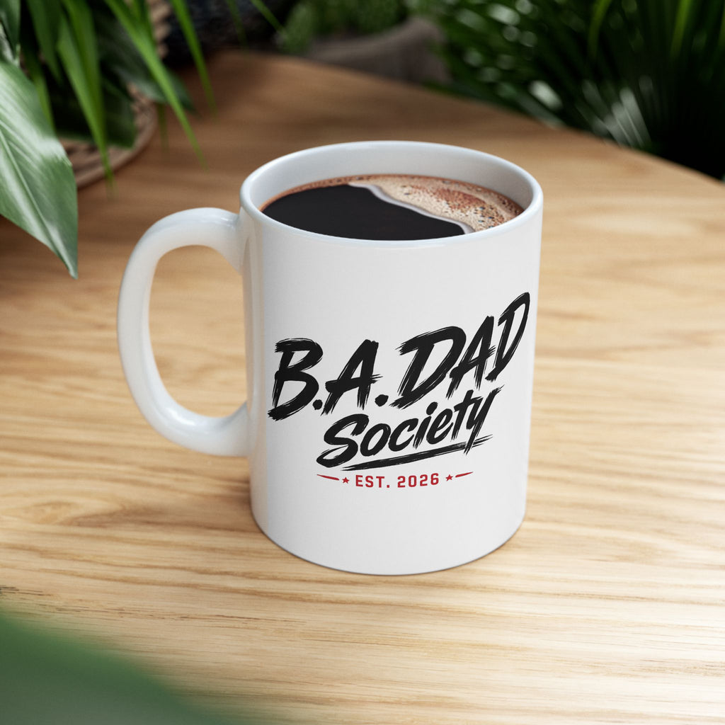 B.A.Dad Logo Coffee Cup (11oz, 15oz)