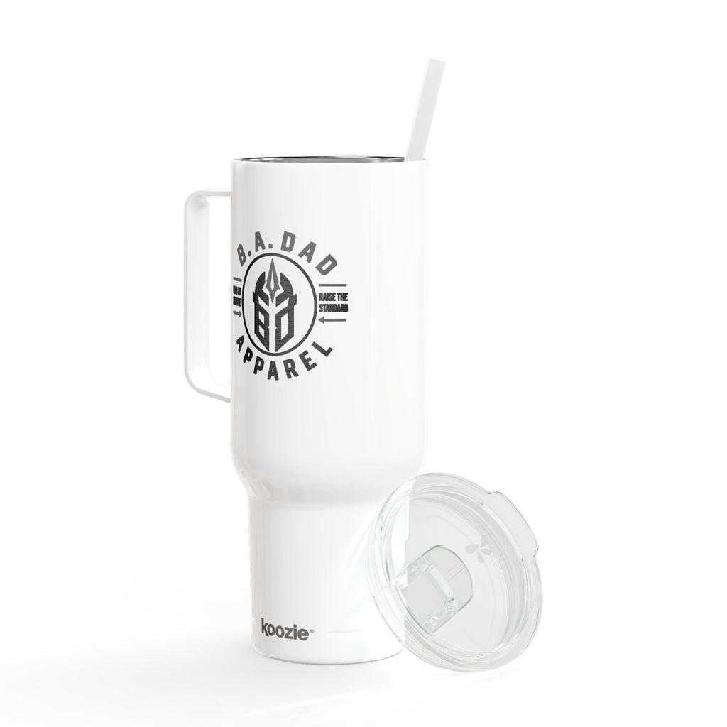Engraved 40oz Insulated Tumbler with Lid & Straw