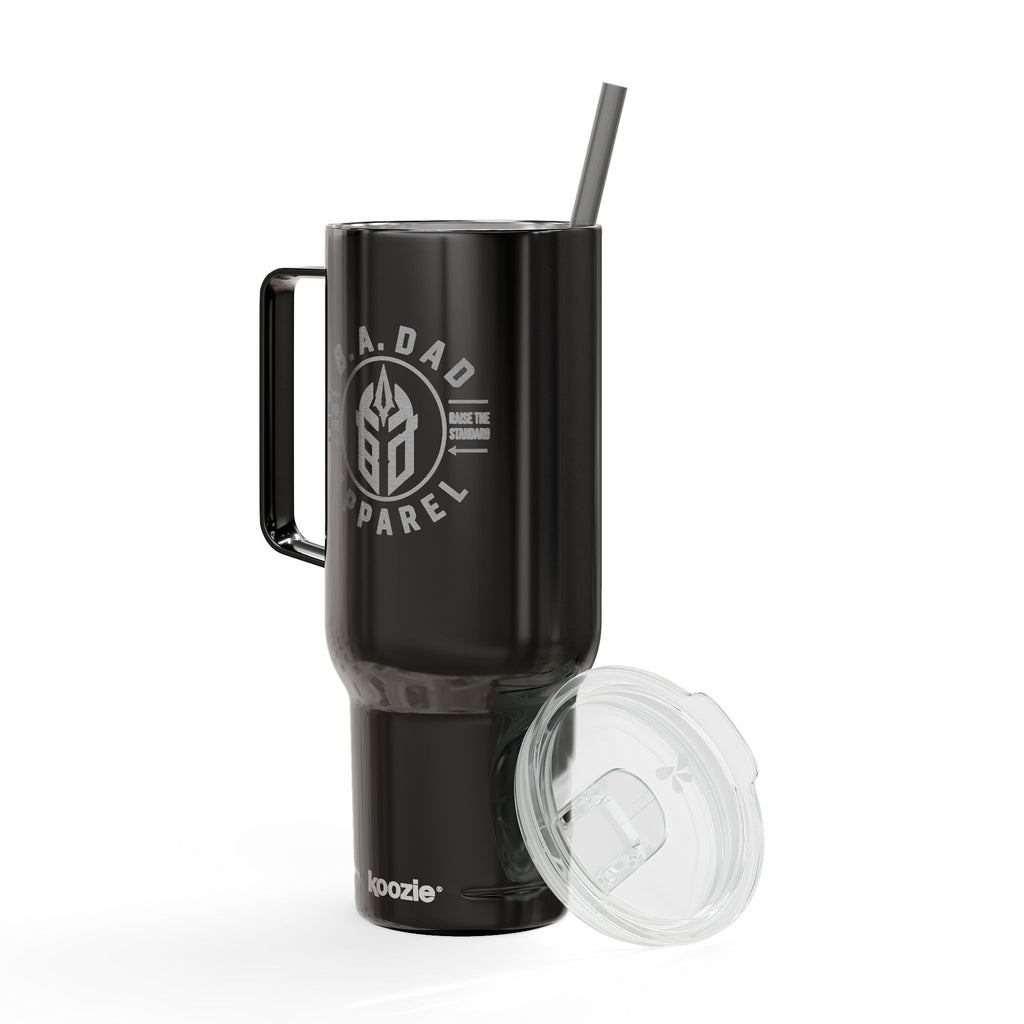 Engraved 40oz Insulated Tumbler with Lid & Straw