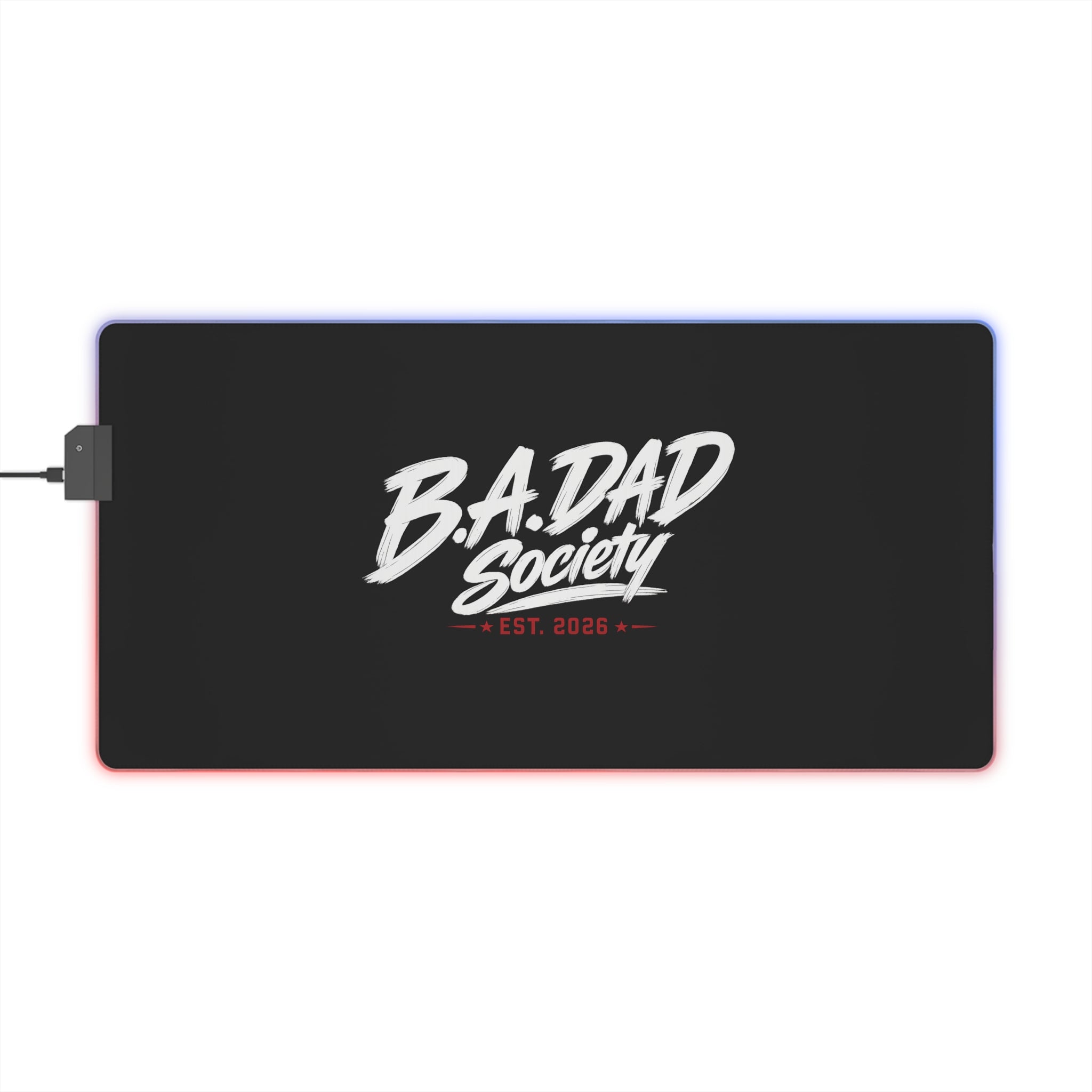 LED Gaming Mouse Pad — " Lead by Example" RGB Extended Desk Mat