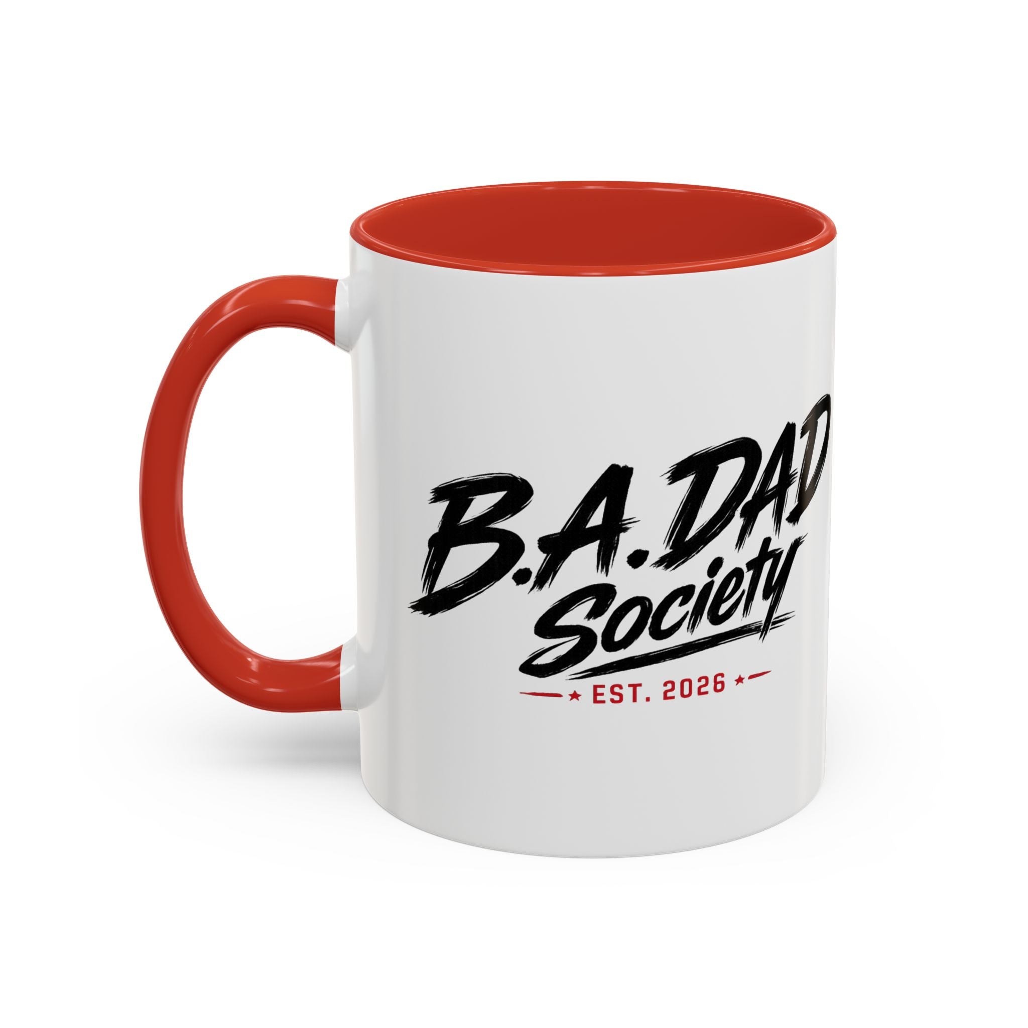 B.A.Dad Society Coffee Mug — Black Accent 11/15oz